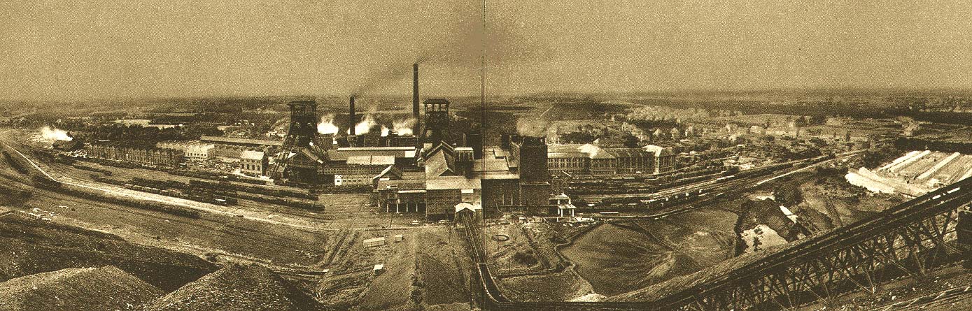 The coal mine of Beringen in the s